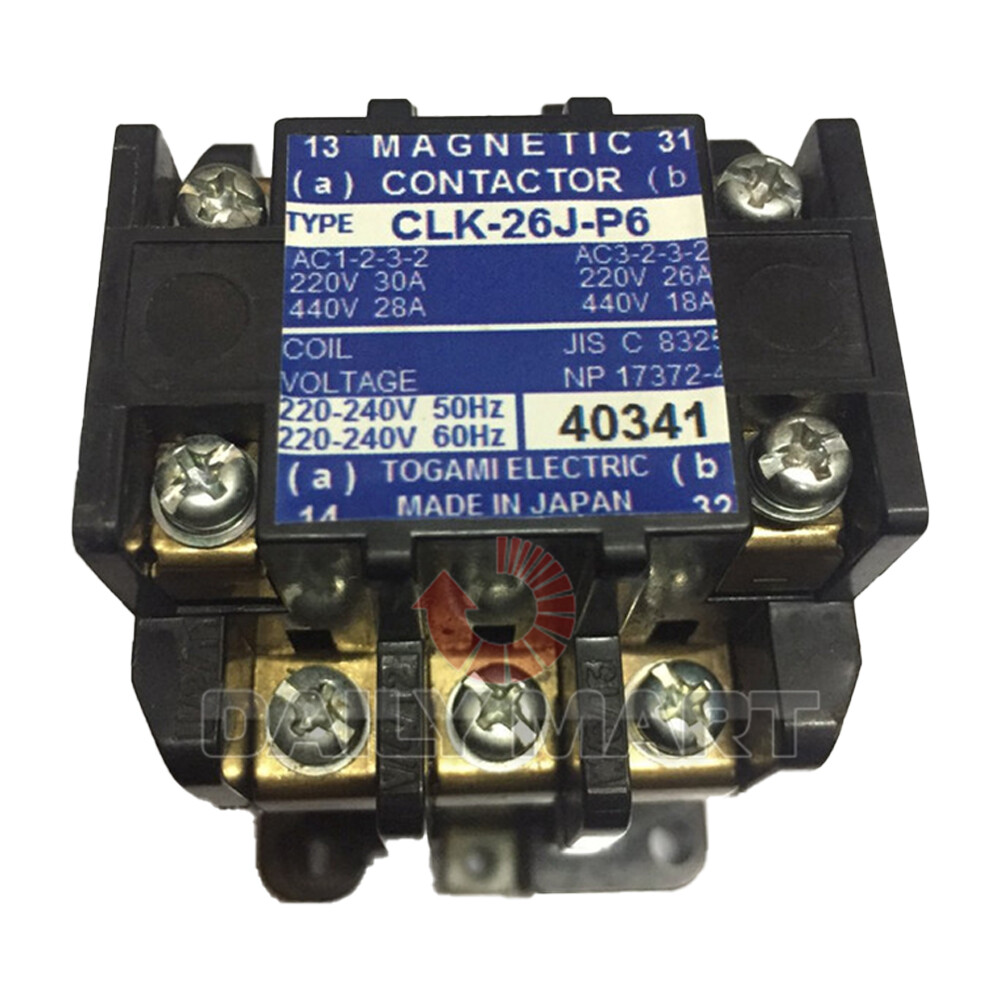 New In Box TOGAMI CLK-26J-P6 AC Contactor AC220V