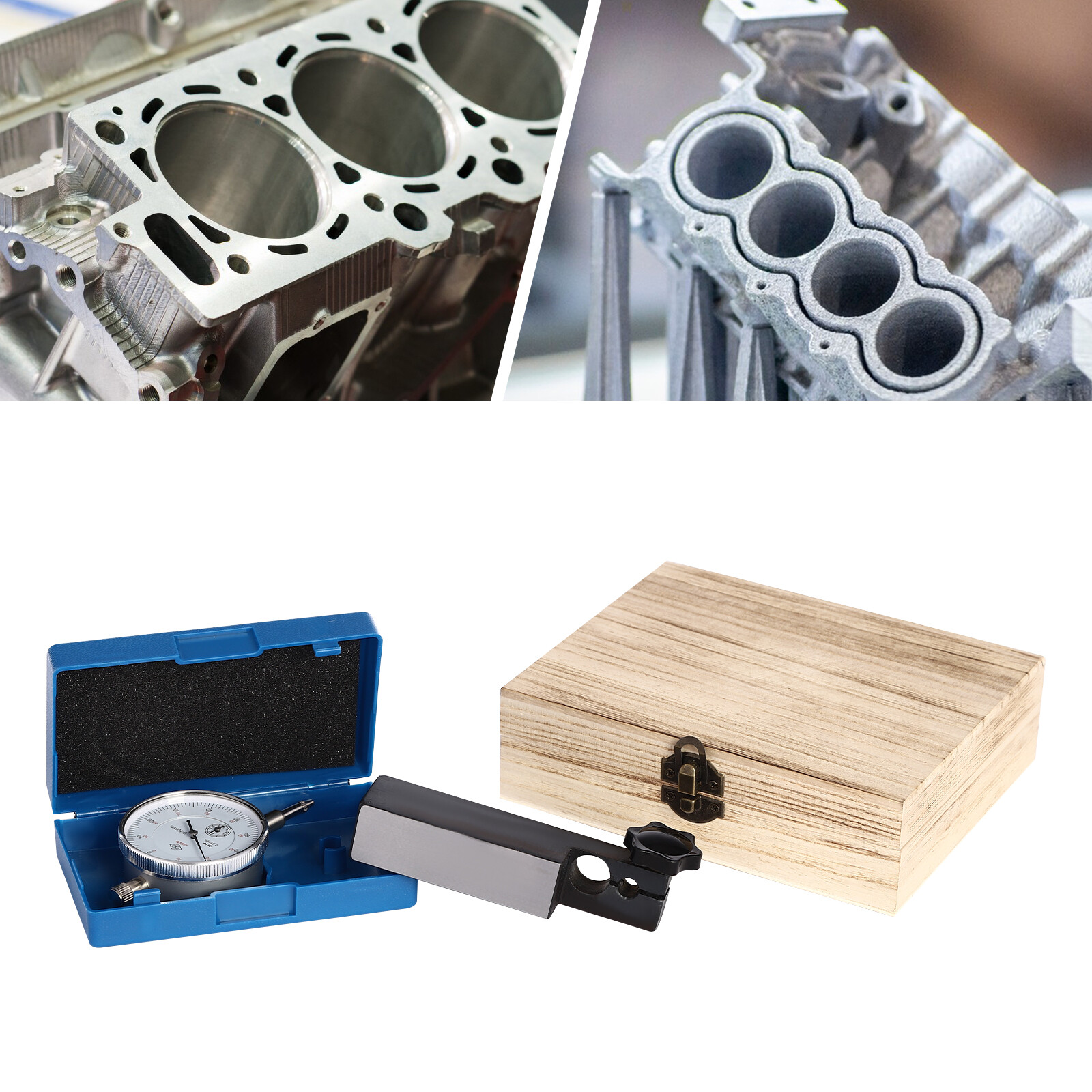 Diesel Engines Metal Cylinder Liner Protrusion Measurement Tool Dial Indicator