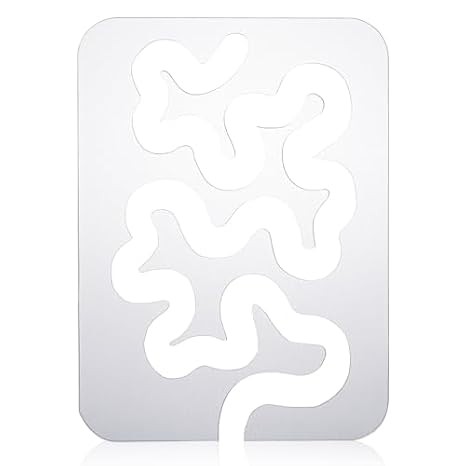 Acrylic Meander Quilting Template & Ruler for Domestic & Industrial Machines