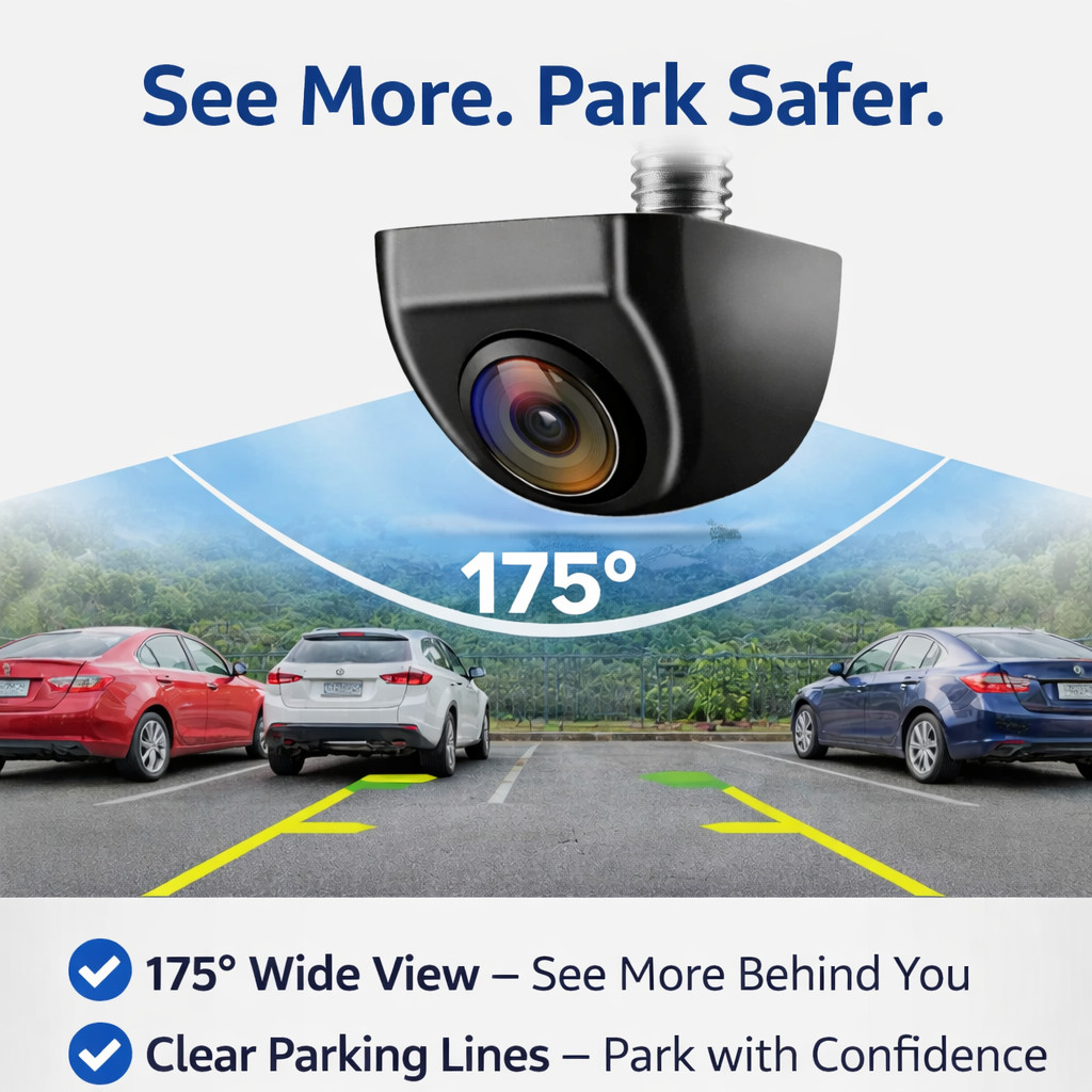 Rearview Camera For PIONEER AVH-X390BS AVHX390BS Radio Install Kit