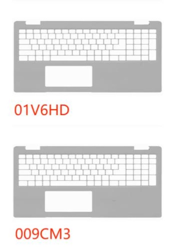 Dell Latitude 5520 E5520 Silver-Gray Palmrest Part 01V6HD 009CM3