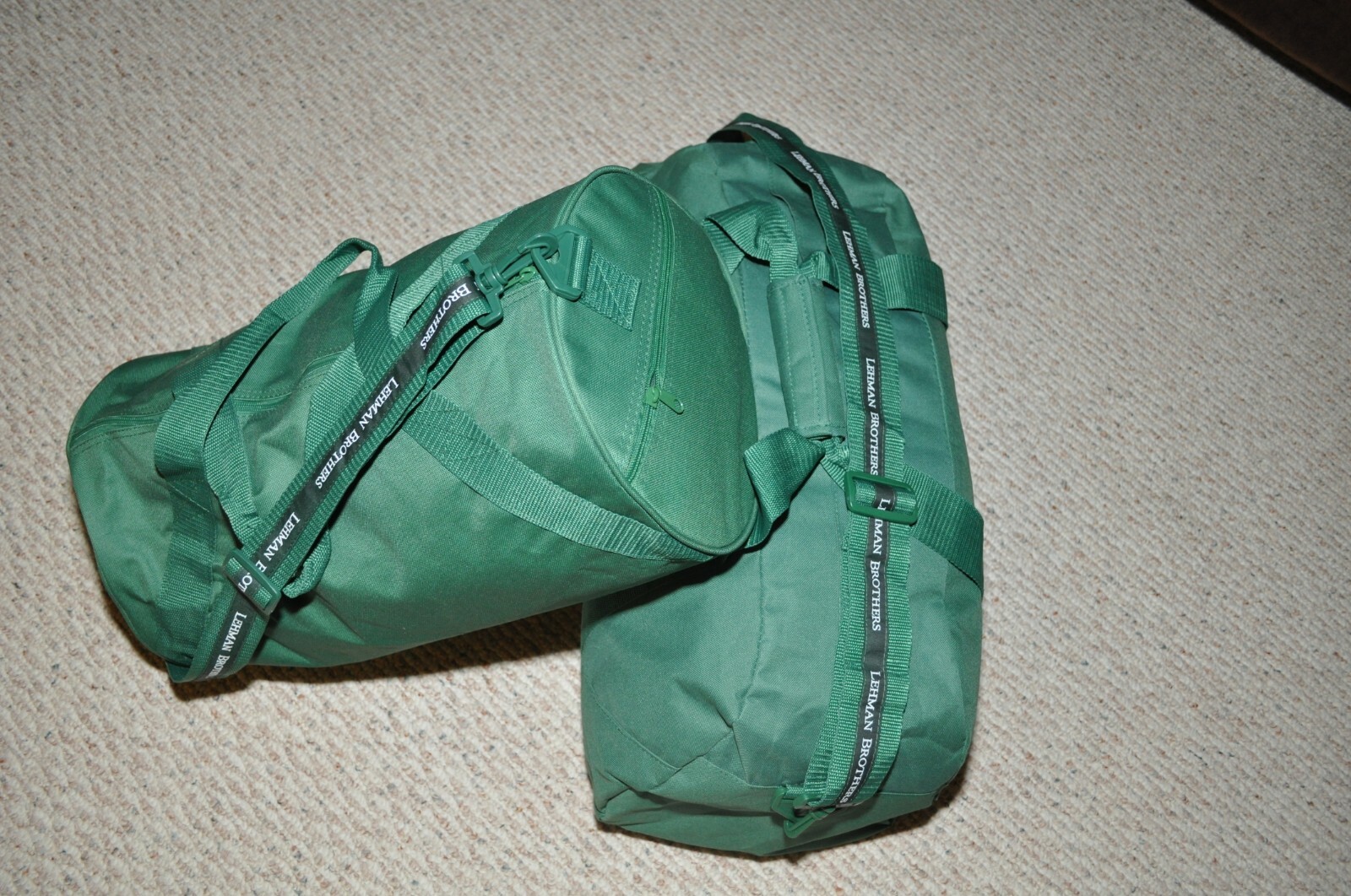 LEHMAN BROTHERS ~ DUAL DUFFEL BAG ~ BOGO SALE ~ NEW!