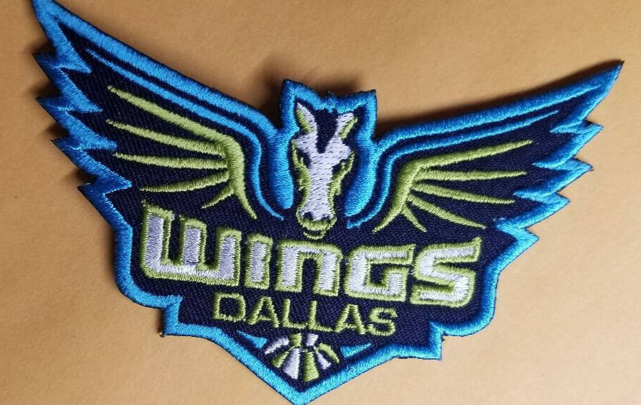WNBA Dallas Wings Basketball Patch approx 2.25 x 3.75"