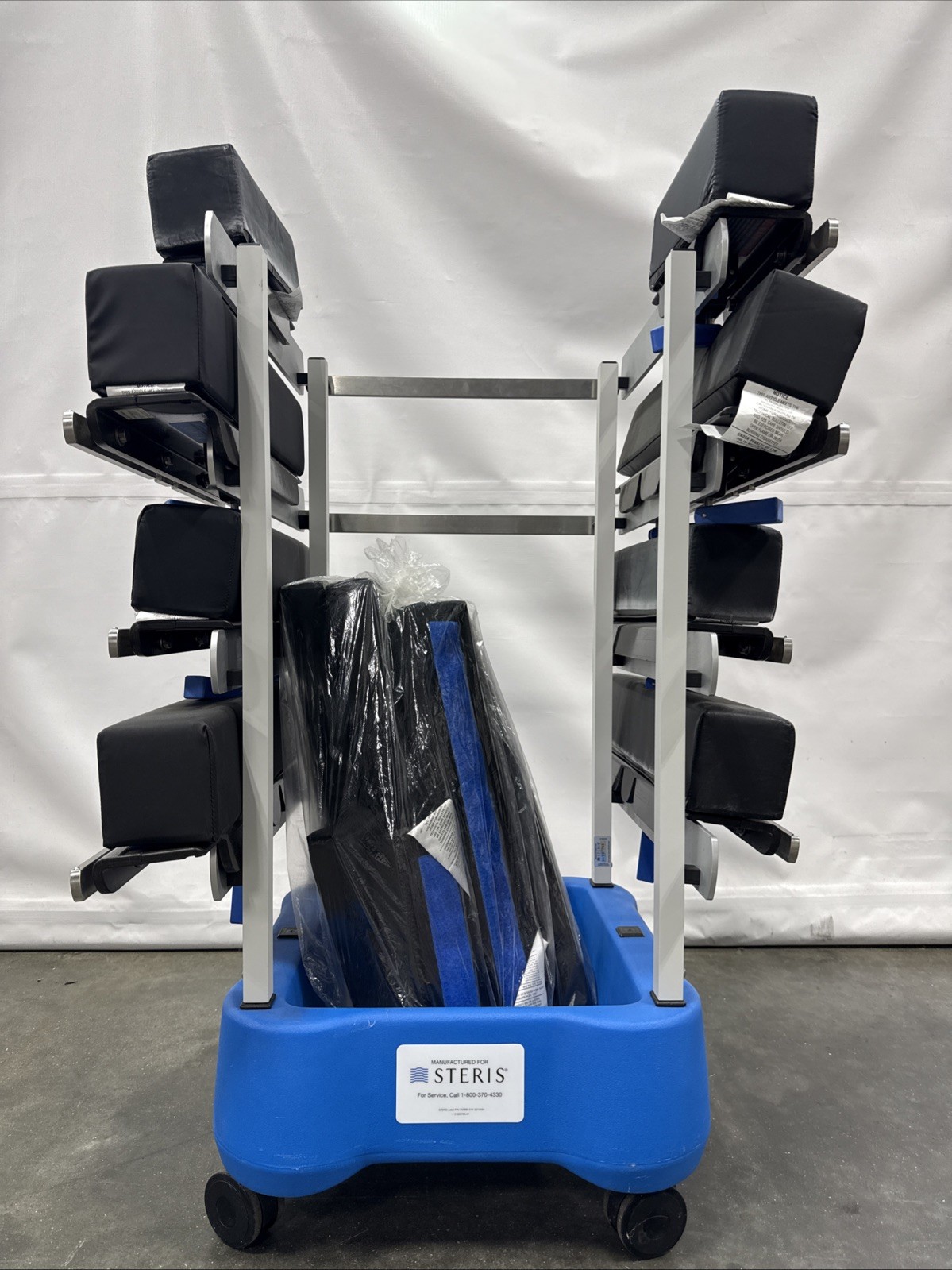Steris Table 3085 4085 5085 Bariatric Accessory Storage Cart (0249) B