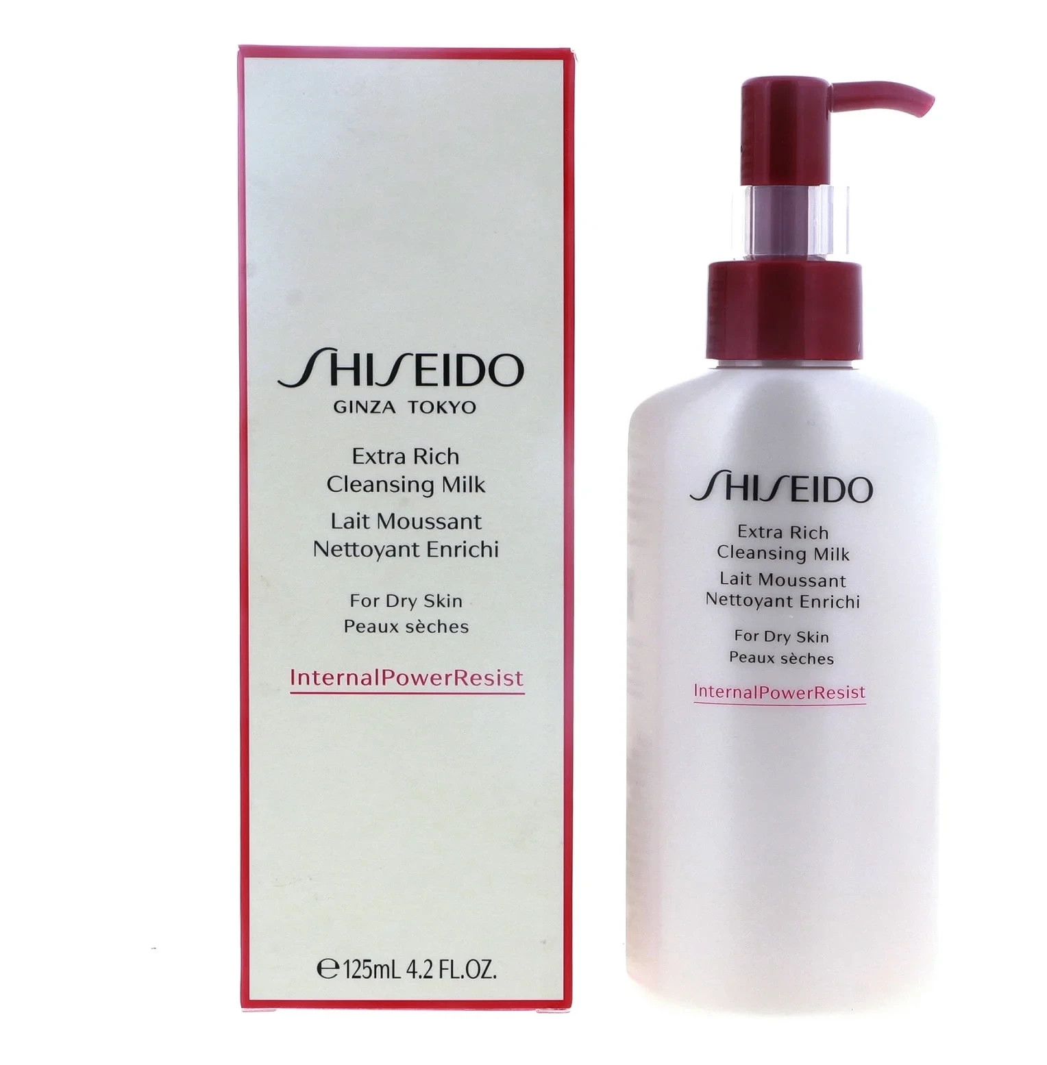 Shiseido Extra Rich Cleansing Milk For Dry Skin 125ml/4.2oz.  NEW IN retail BOX