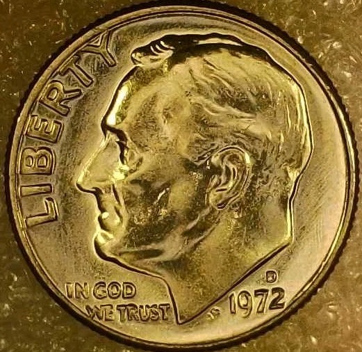 🔥 UNCIRCULATED 1972-D ROOSEVELT DIME DDO (Earlobe ) W/ DDR VARIETY