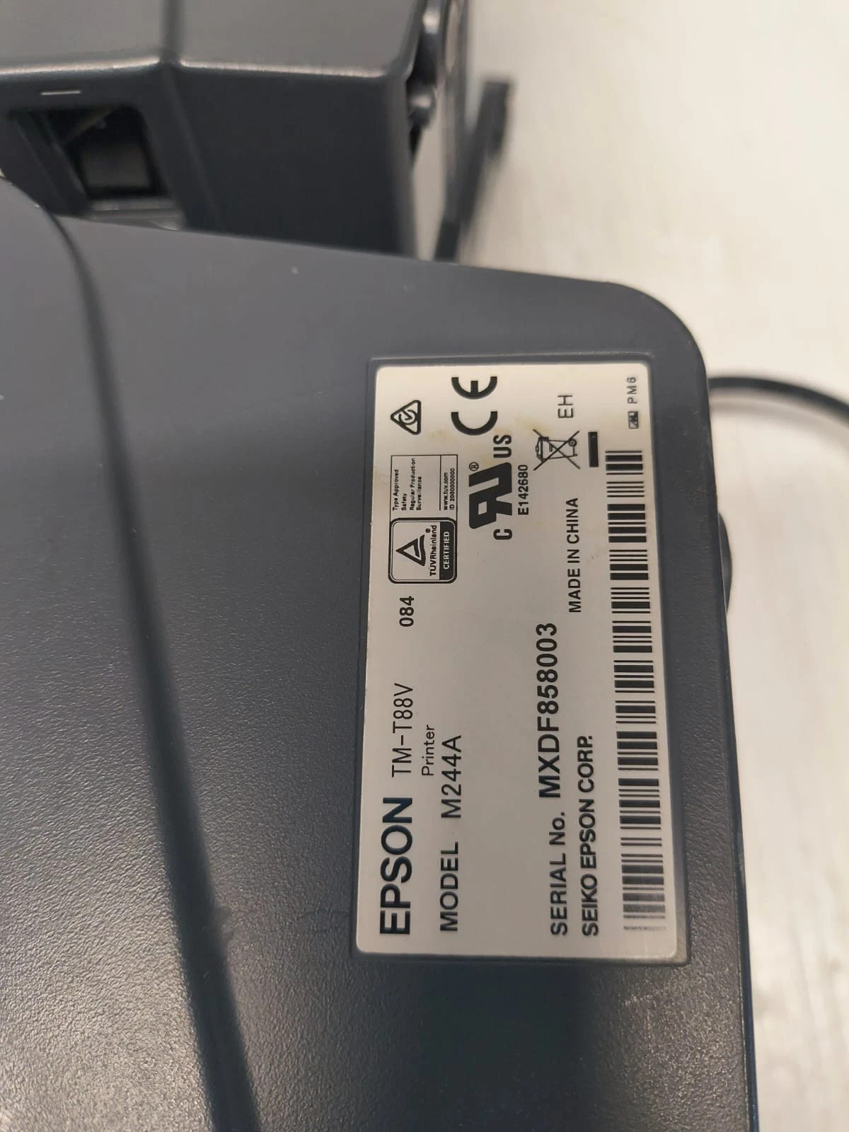 Lot 4 Epson Micros TM-T88V M244A PoS Parallel Thermal Receipt Printer