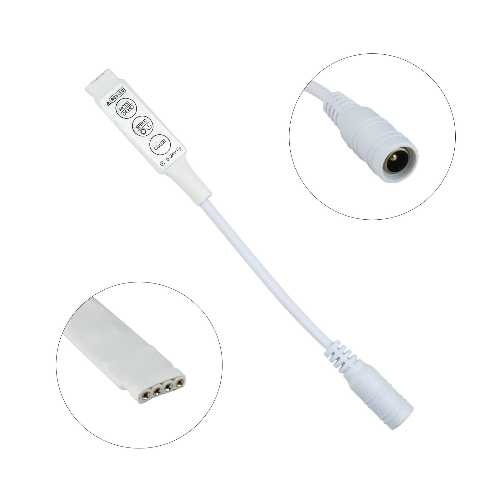 2-Pack 4-PIN LED Controller
