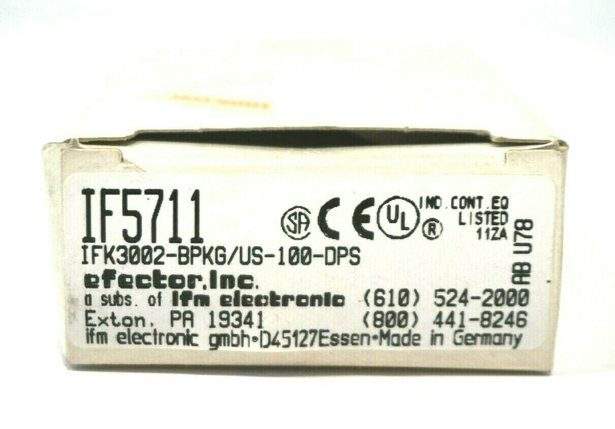 NEW EFECTOR IFK3002-BPKG/US-100-DPS PROXIMITY SWITCH IF5711 IFK3002BPKGUS100DPS