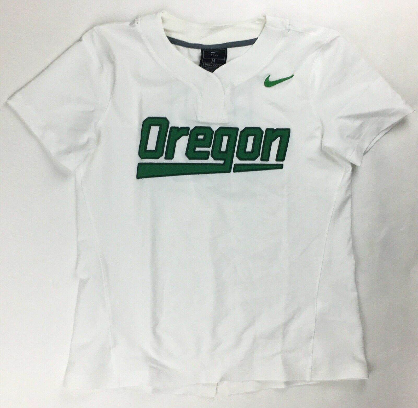Nike Oregon Ducks Women's M Vapor Prime Game Softball Jersey White AV6783