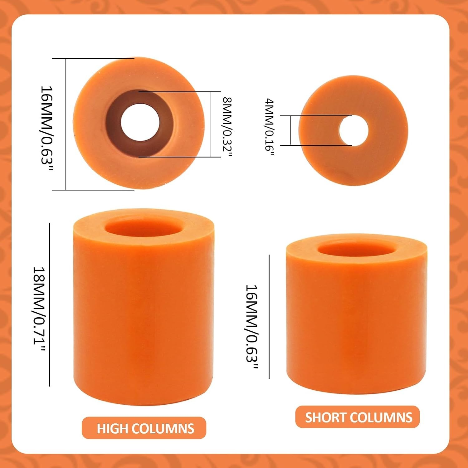Universal 3D Printer Silicone Leveling Mats - 12 Pcs for Better Stability