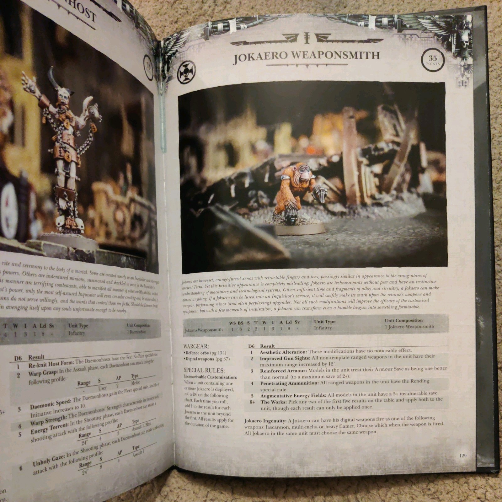 Warhammer 40k Imperial Agents Codex 2016 Hardback Rare Oop