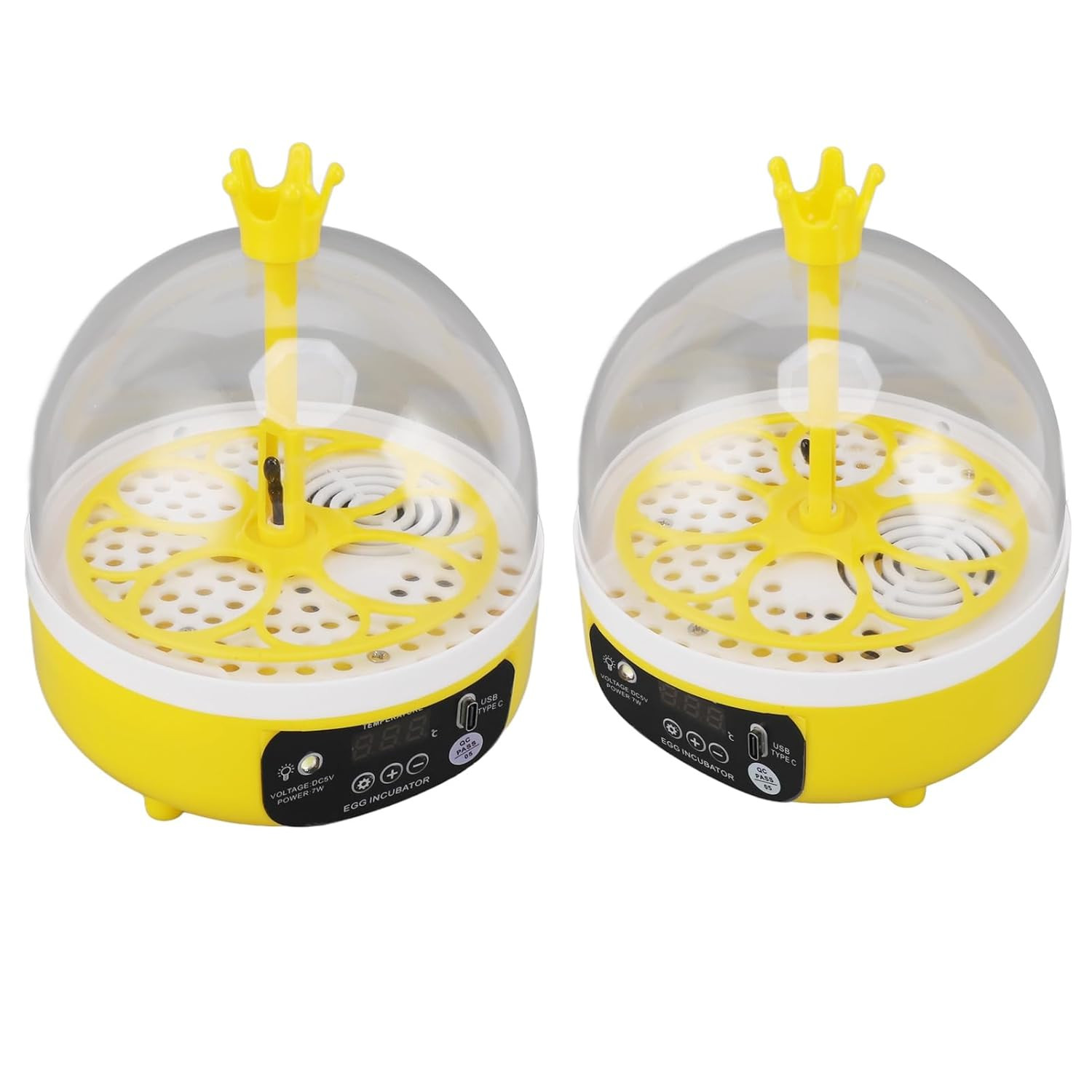 Egg Incubator, Automatic Temperature Control 4 Eggs Chicken Egg Incubator Portab