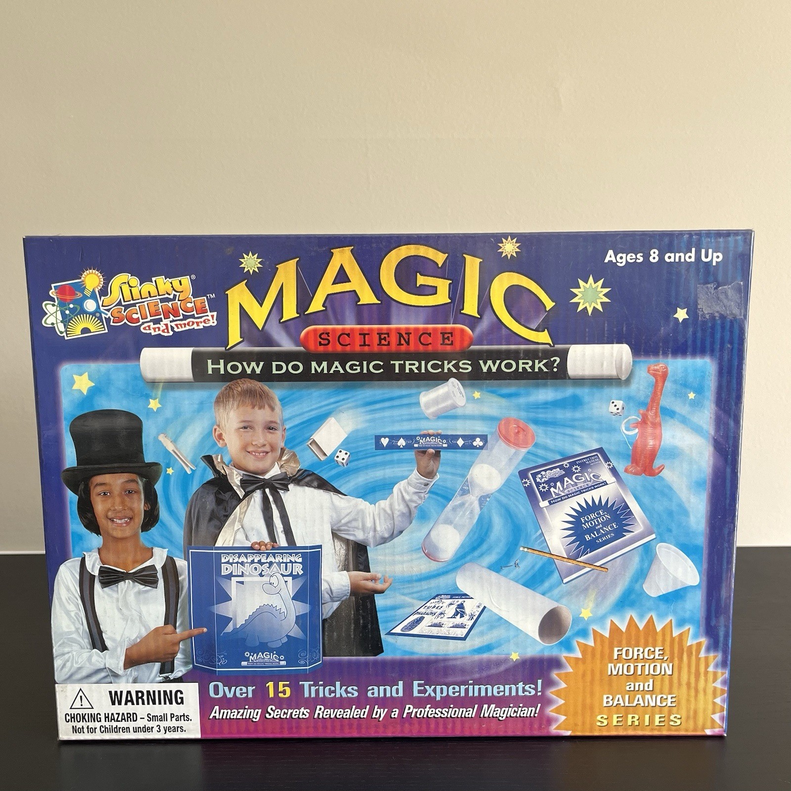 Slinky Science Magic Tricks Force Motion Balance Experiments 8+ Years RARE