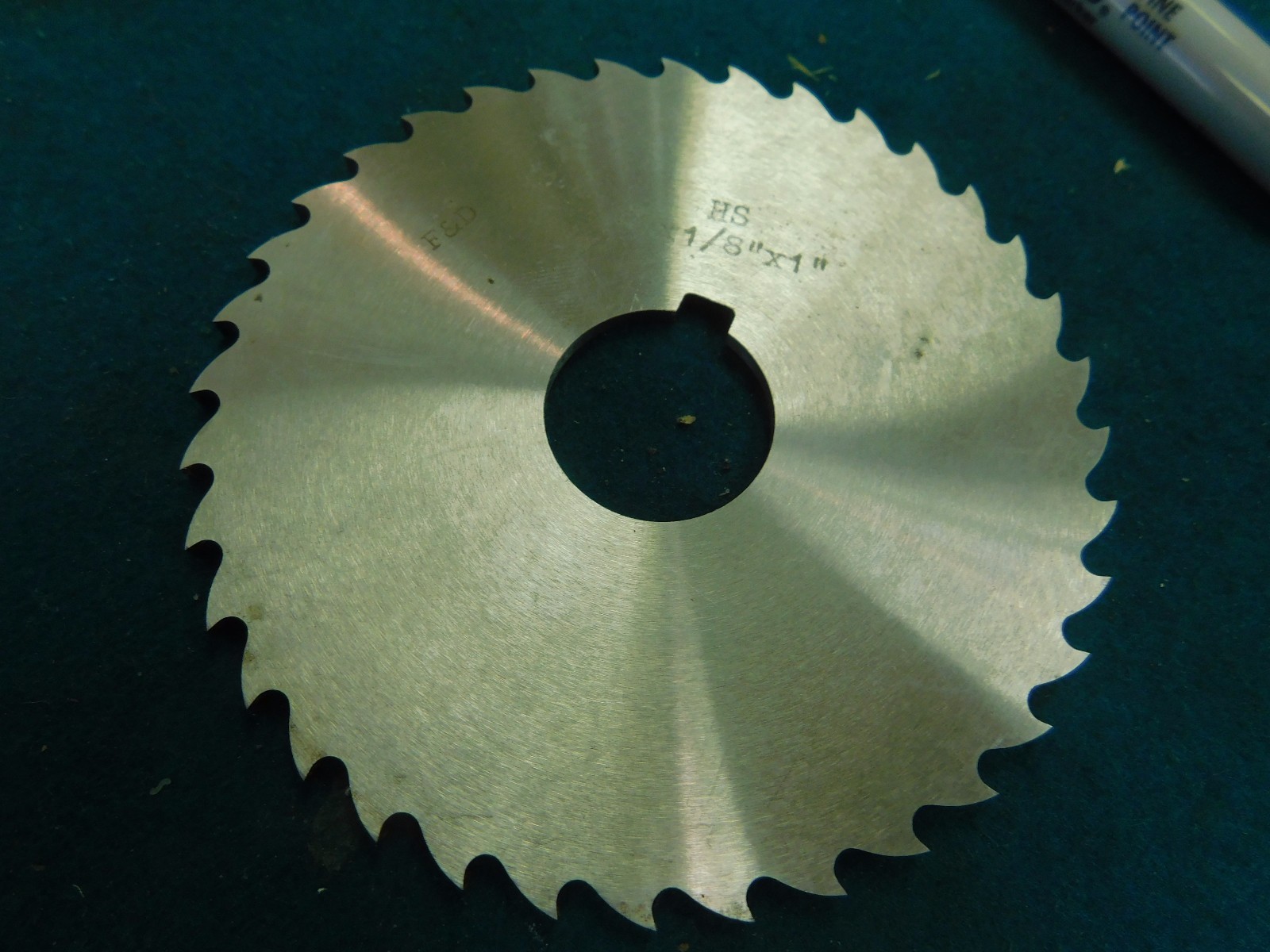 F&D 4.0" x 1/8" x 1.0" HSS  Slitting Slot Milling Cutter