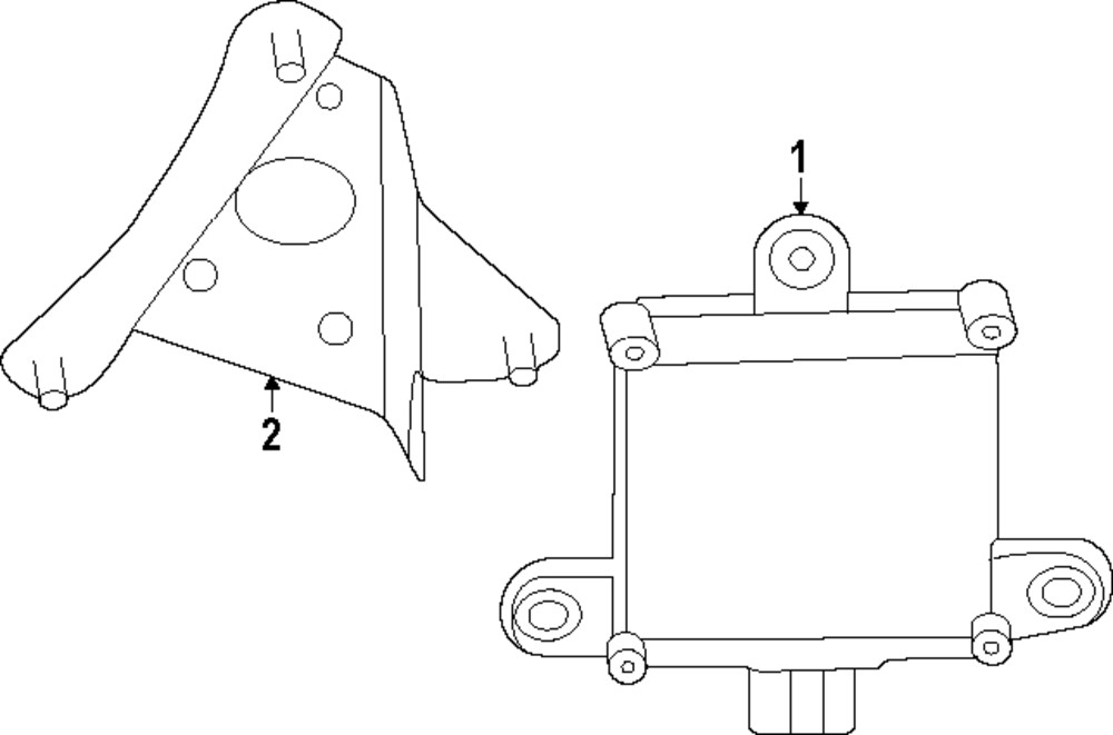 Genuine Subaru Blind Spot Radar 87611FN000