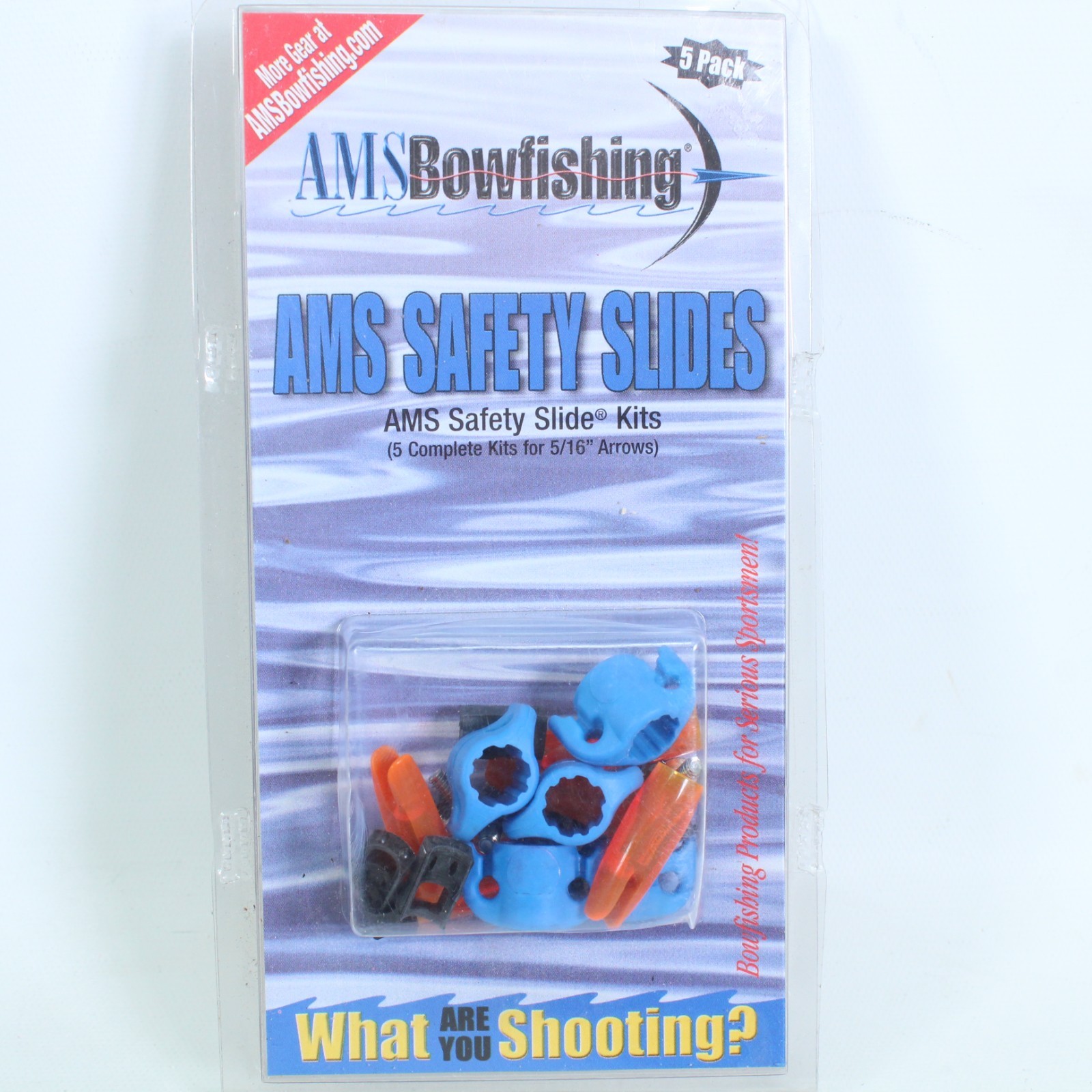 AMS BOWFISHING SAFETY SLIDES - SET OF 5 FOR 5/16" ARROWS