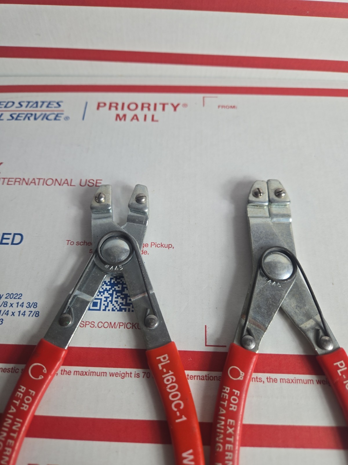 WILLIAMS CO TOOLS SNAP RING INTERNAL AND EXTERNAL PLIERS SET, ****NO TIPS*****