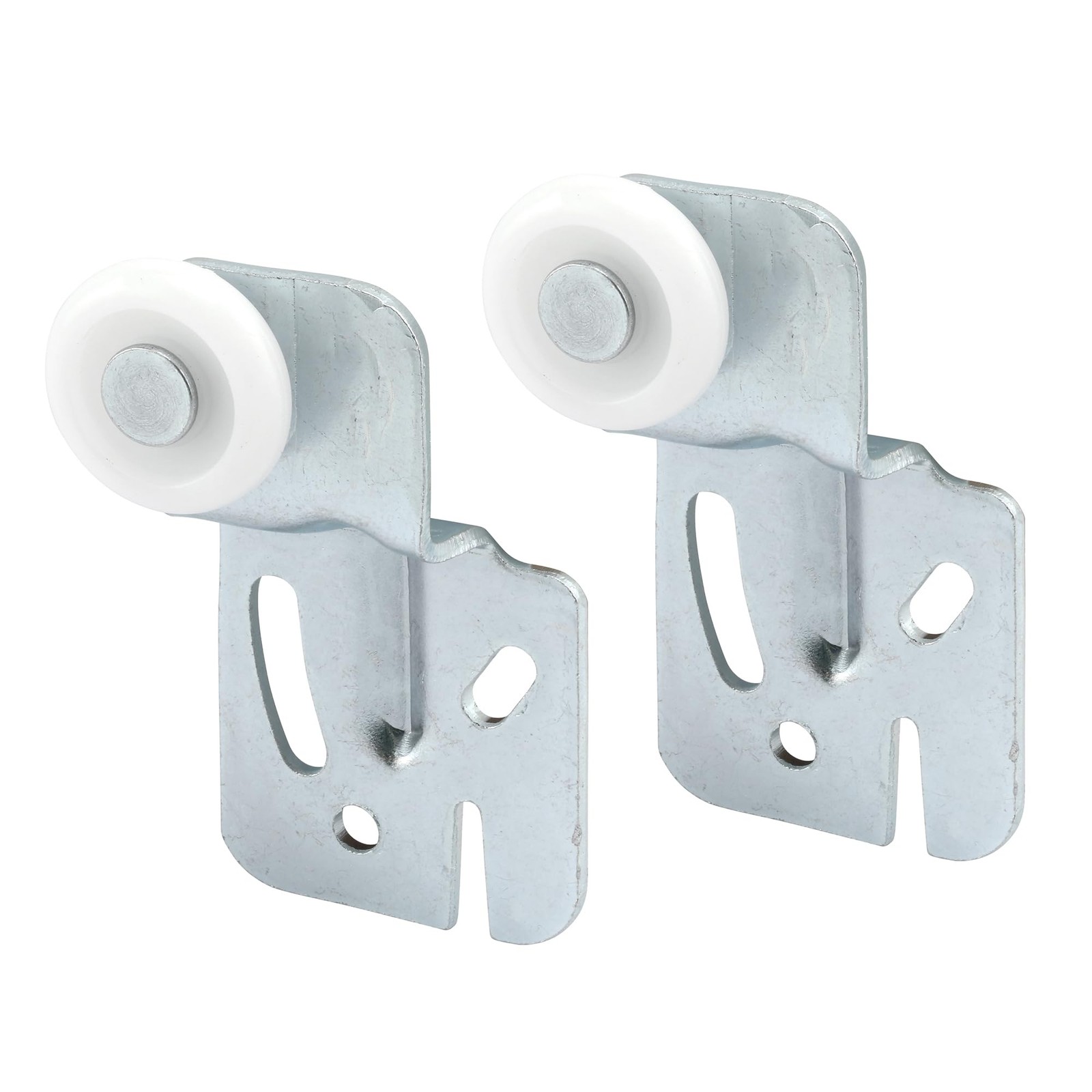 Prime-Line MP6501 Closet Door Roller with 1/2 In. Offset and 7/8 2 Pack, Zinc