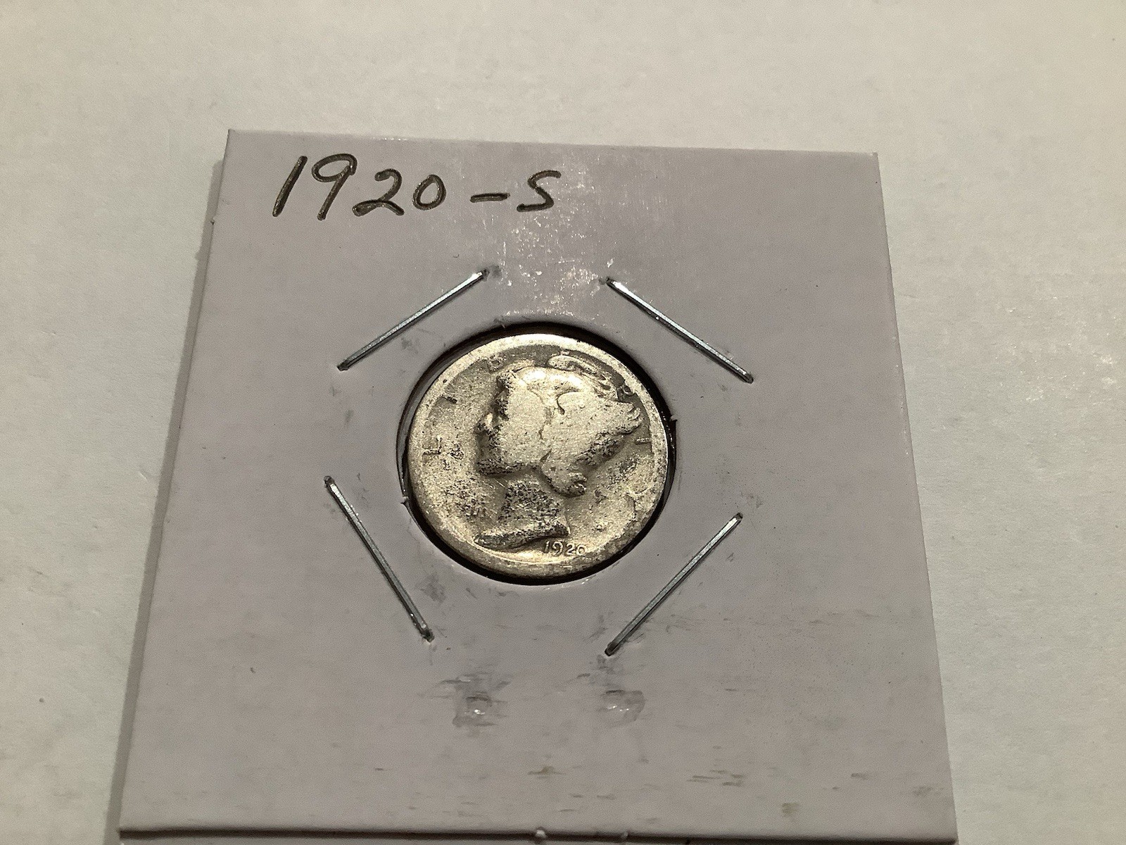 1920 S Mercury Silver Dime Exact Coin-being shipped without its holder