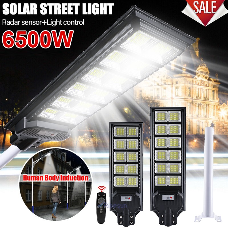 LED 6500000000lm Commercial Solar Street Lights Dusk Dawn Outdoor Lighting Bulb