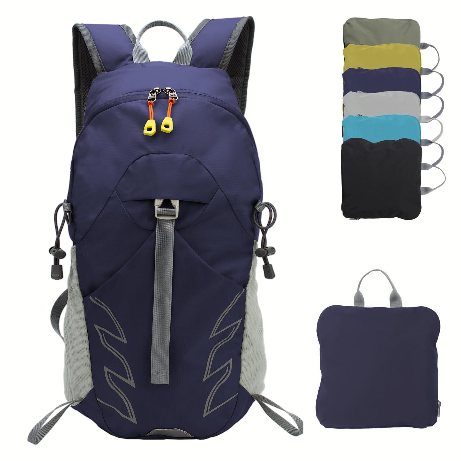 Small Lightweight Hiking Backpack，20L Foldable Hiking Daypack Cycling Hyd