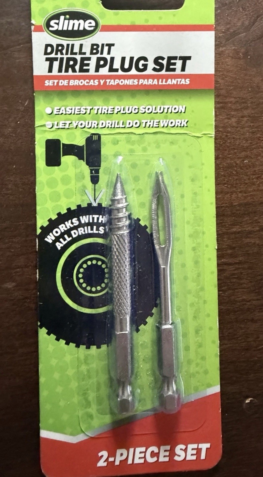 Slime 20501 Tire Plug Drill Bit Kit