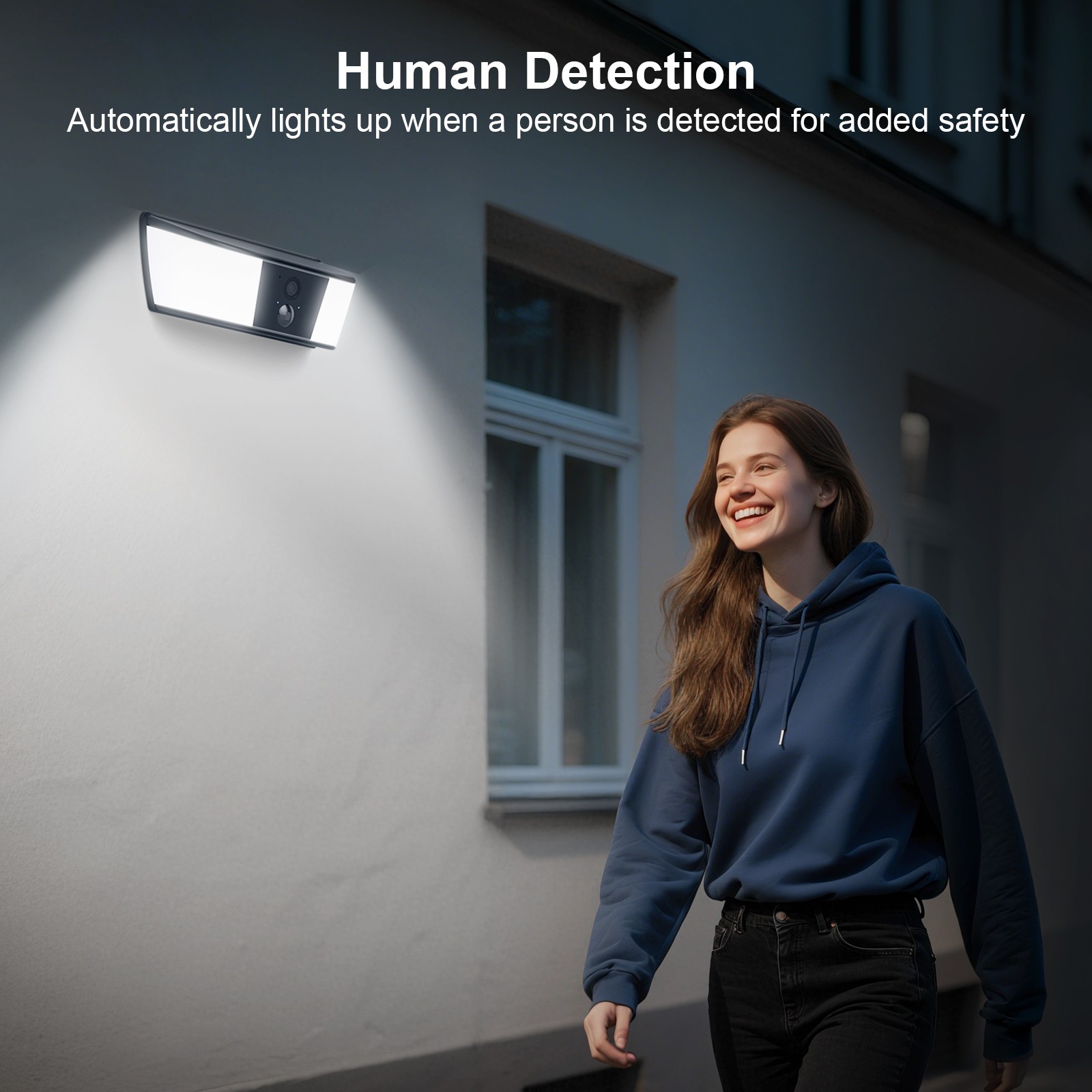 ANRAN Solar Security Wall Light Camera Wireless Camera WiFi Home Outdoor Home