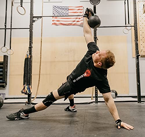 IsoWraps Scaph Wrist Wraps for Cross Training, Black Suede Leather
