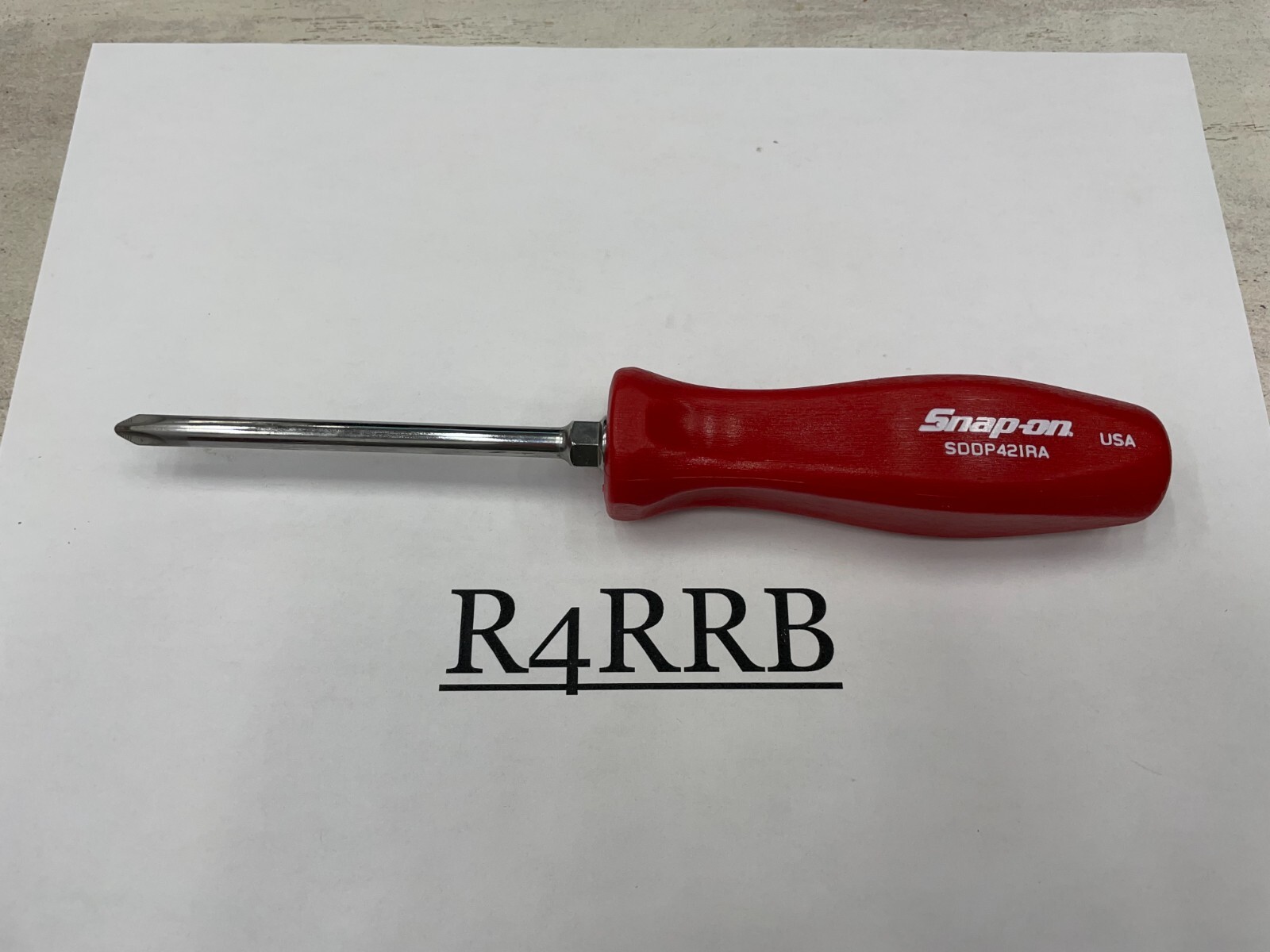 Snap-on Tools USA NEW RED Hard Handle #2 Phillips Screwdriver SDDP42IRAR