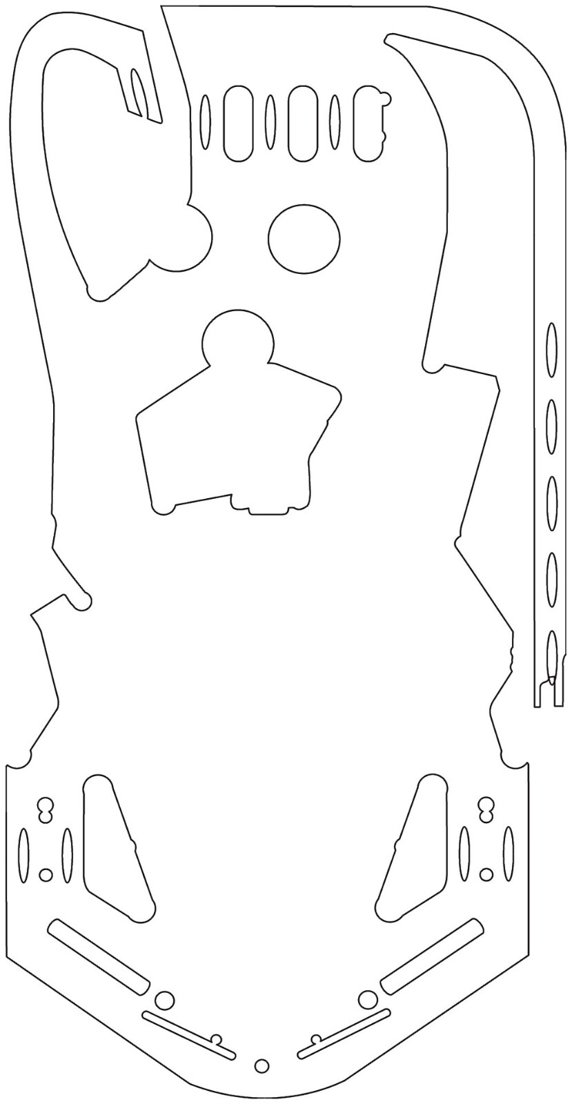 Playfield Protector for Williams - Cyclone Pinball Machine