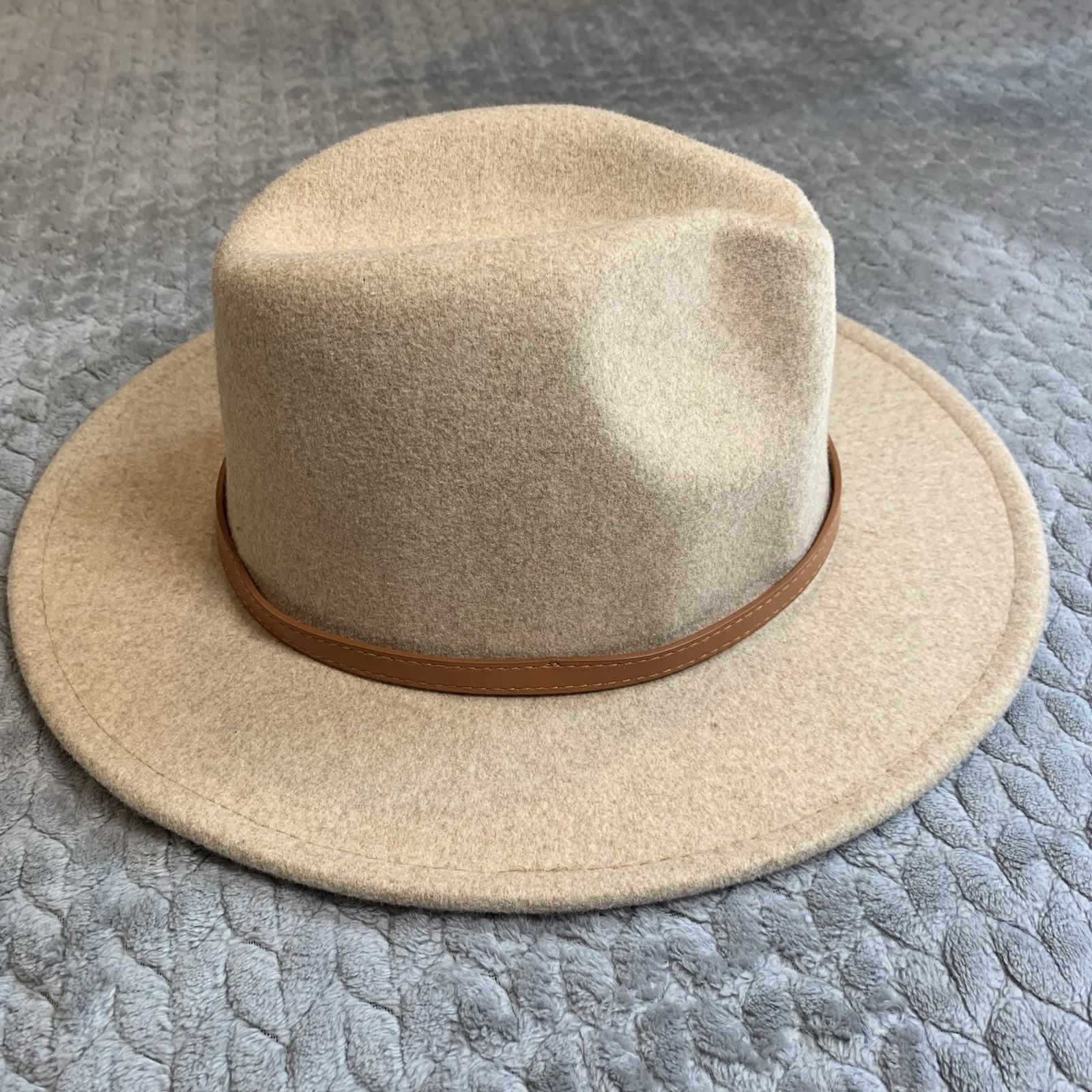 Altar’d State Wide Brim Hats Bundle – Beige & Sage Boho Rancher Fedora One Size