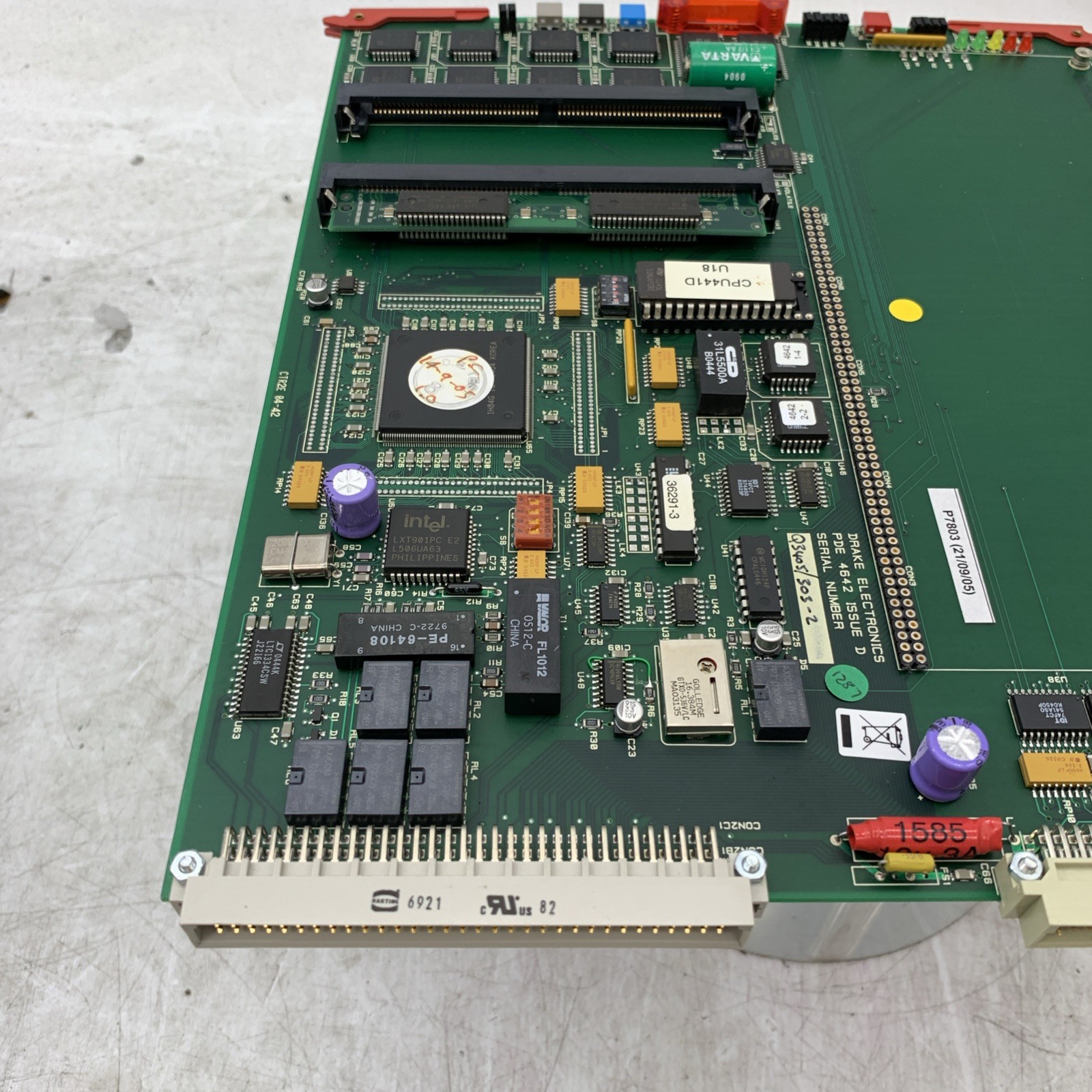 Clear Com DRAKE ELECTRONICS PDE 4642 issue D Board. Used. Quantity available.