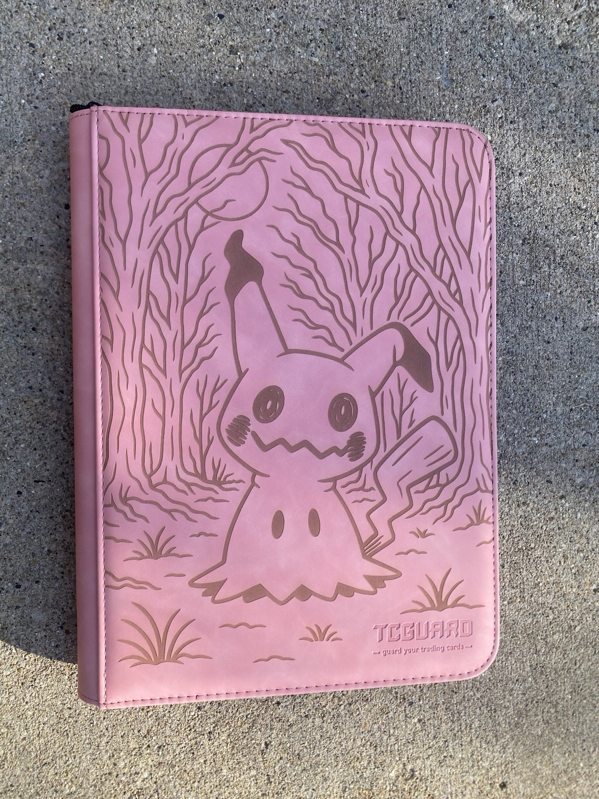 Pokémon Pink Mimikyu Laser Engraved Binder/ Made To Order!