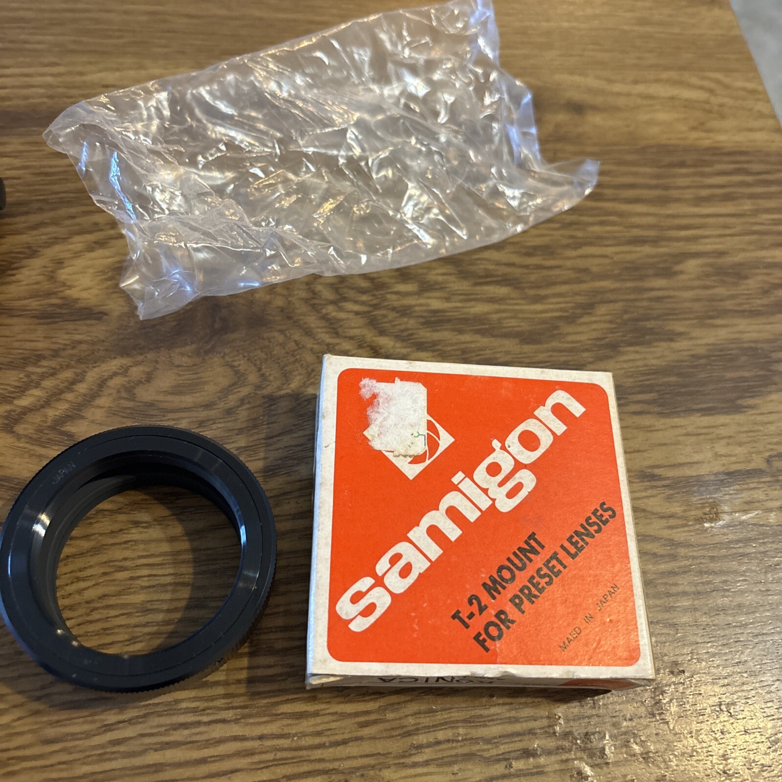 Samigon Vintage T-2 Mount For Preset Lenses, Konica ASM 920 With Box