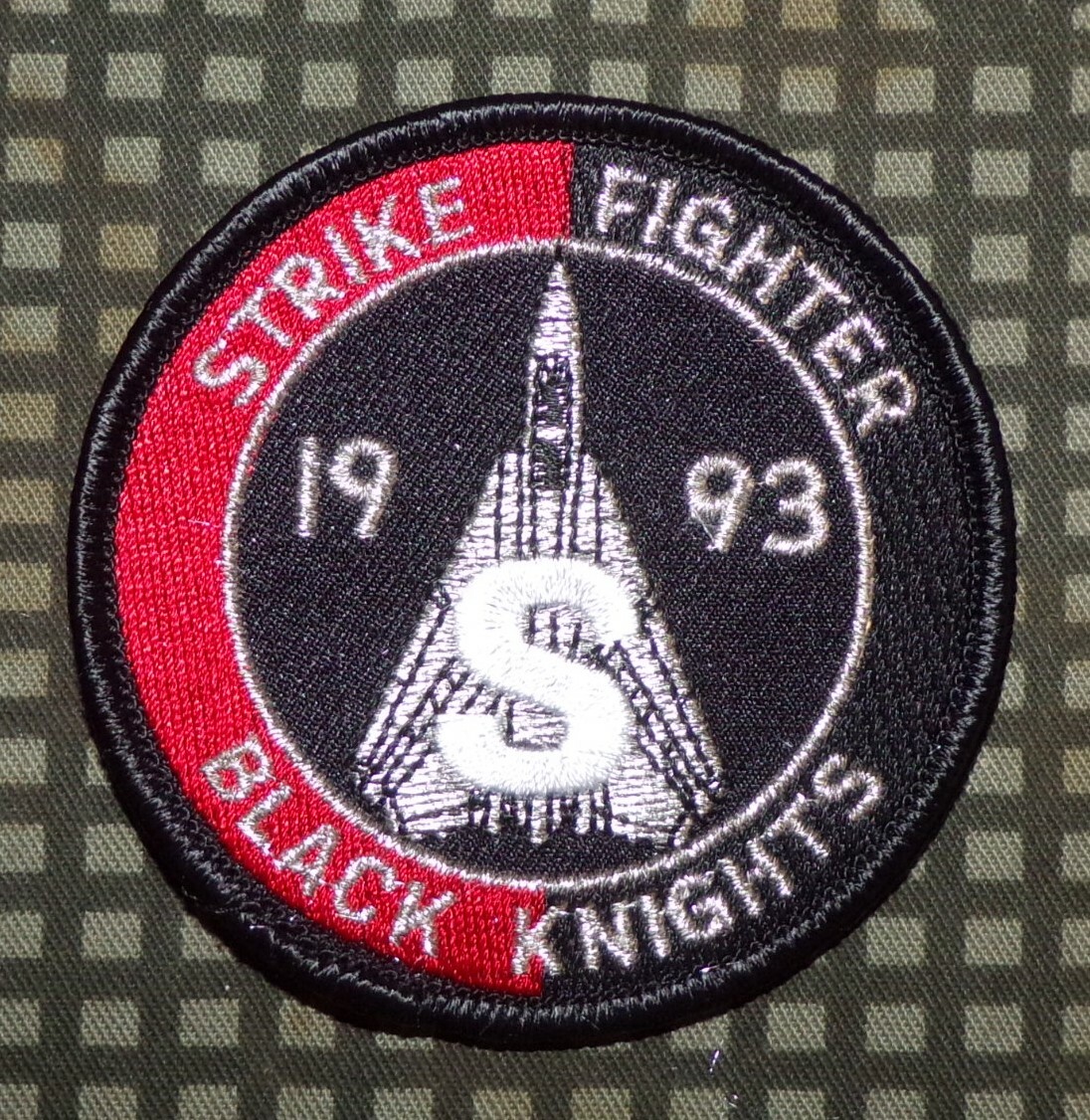 US Navy VFA-154 Strike Fighter Squadron Black Knights Color Patch