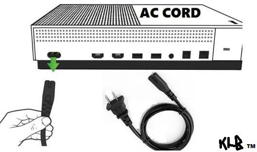 Microsoft Xbox ONE S GO AC Power Wall Adapter Cable Cord X-Box plug-in E115330