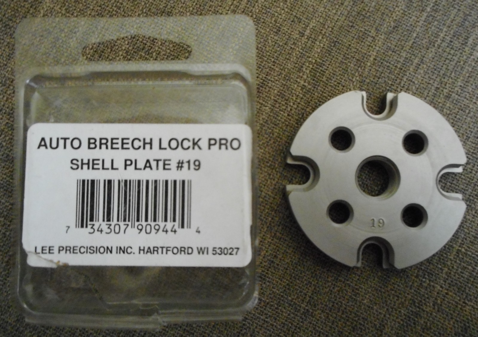 Lee Precision Auto Breech Lock Pro Shell Plate #19 ~ 90944