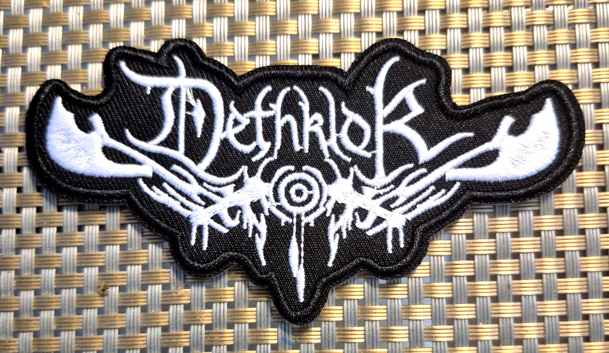 Dethklok (band) Embroidered Patch Iron-On Sew-On US ship Death Metal