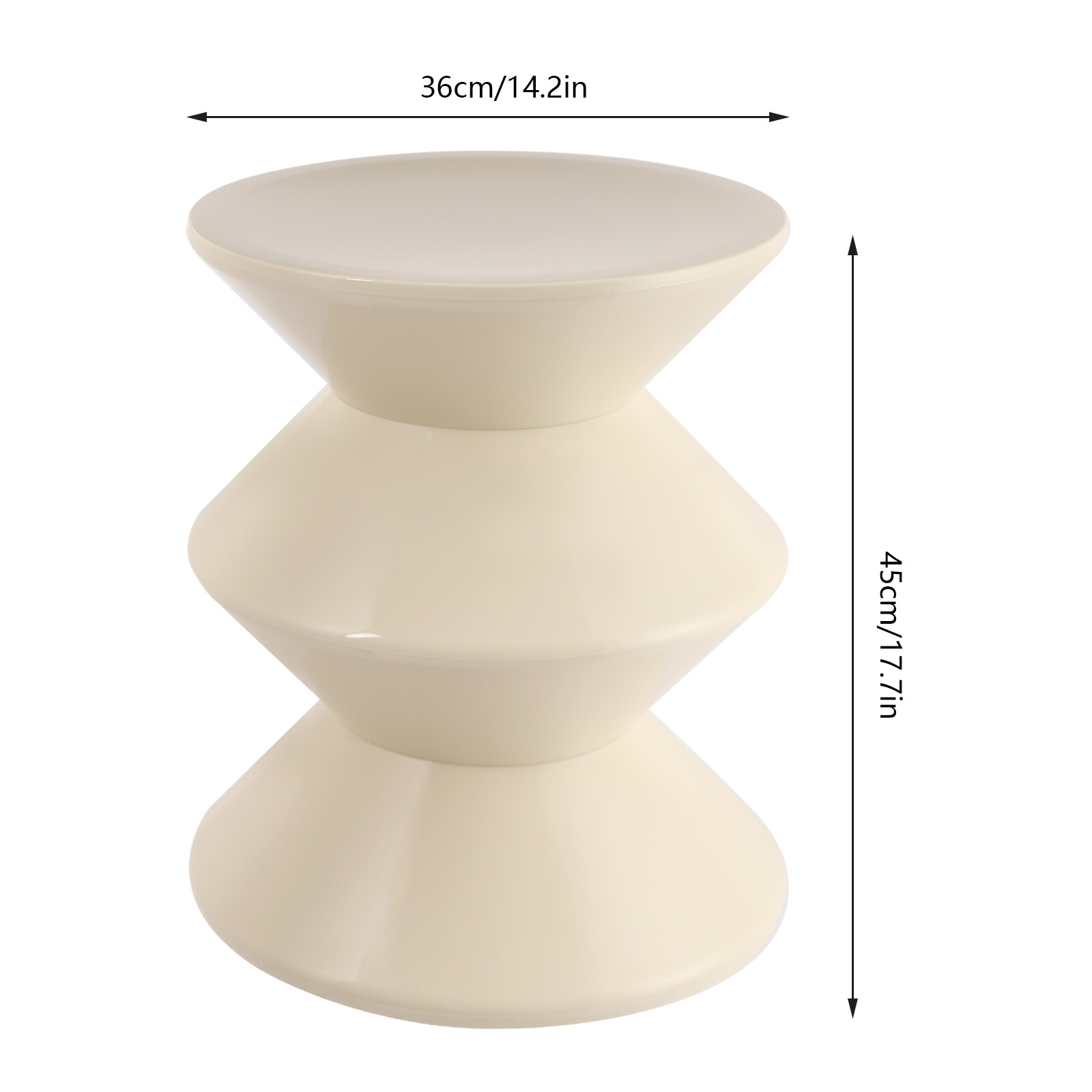 Side Table, Sofa Side Table, Modern Round End Table US