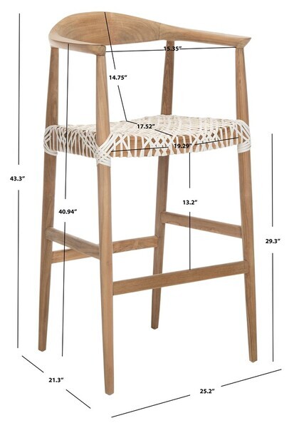 Safavieh Bandelier Bar Stool, Reduced Price 2172710399 BST1005A