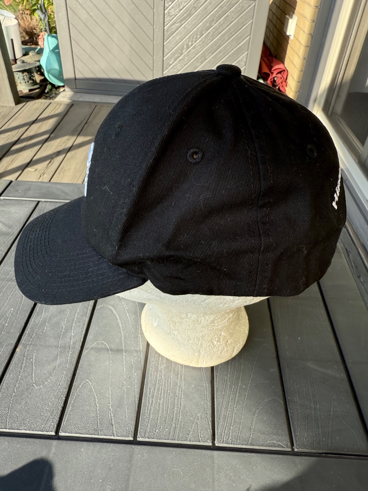 Himiway Bike Logo in white on Black hat Cap SnapBack EUC