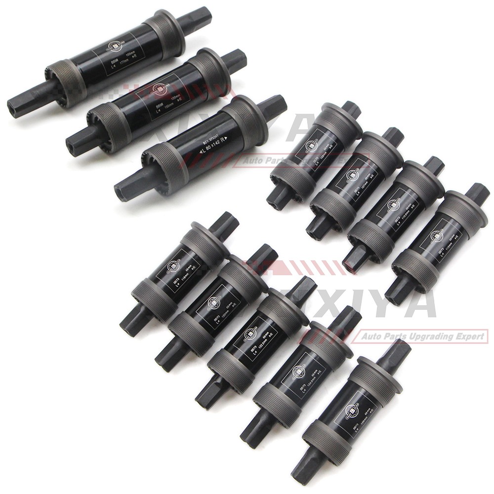 Bike Square Taper Bottom Bracket Axis for BB 68/80/100mm Bicycle Sealed Bearing