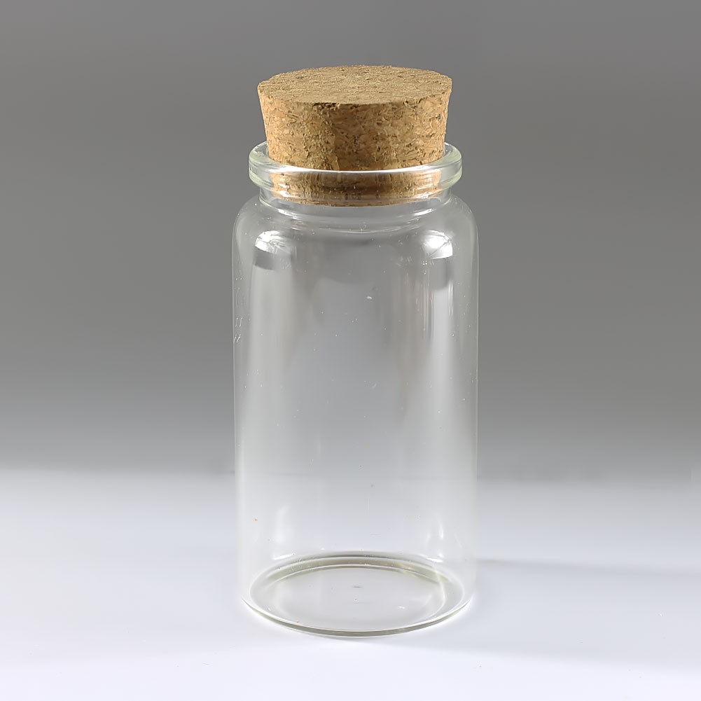 Wishing bottles Glass bottles 5-30 pieces Jars Lots Clear Empty 47x90mm 100ml