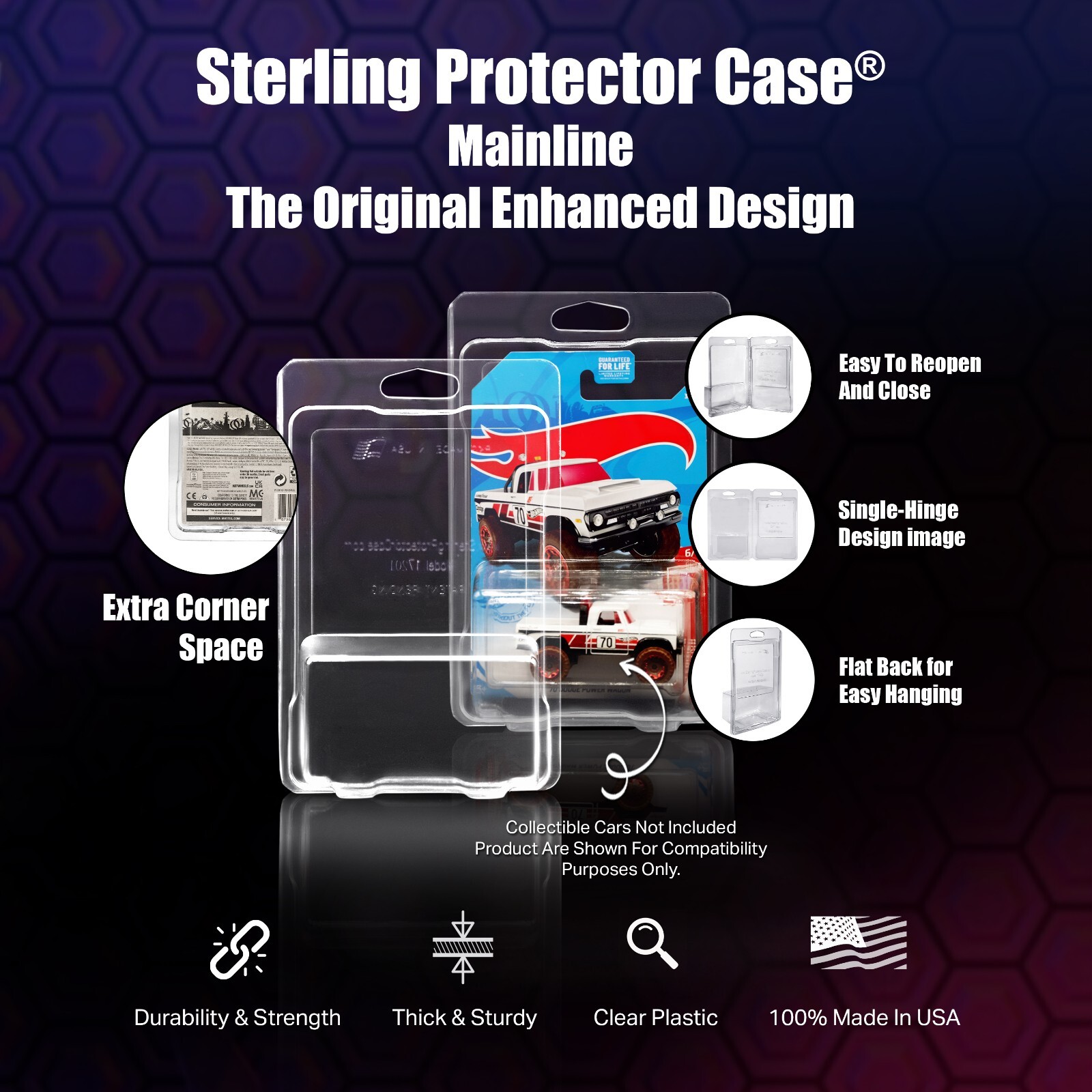 Sterling Protector Case Mainline 12 Pack for Hot Wheels & Matchbox Basic