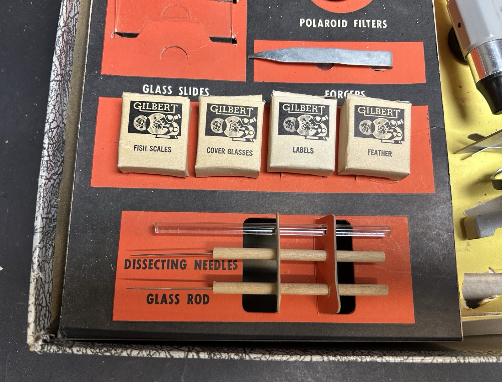 Gilbert Junior Microscope And Lab Set No. 13013