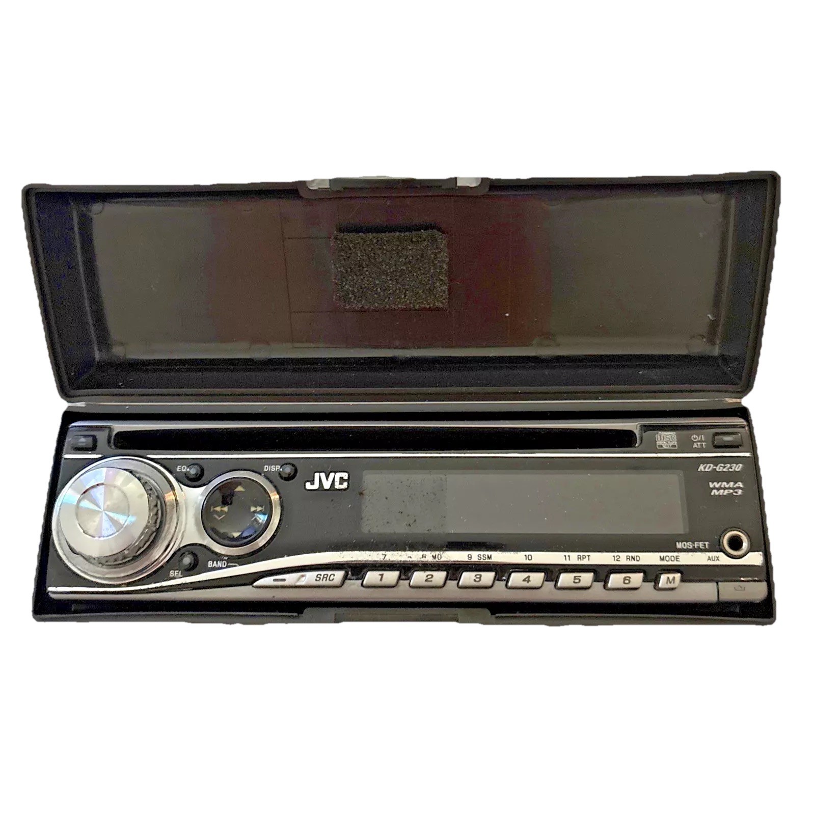Vintage CAR STEREO (Faceplate Only)OEM WMA With Case JVC KD-S24