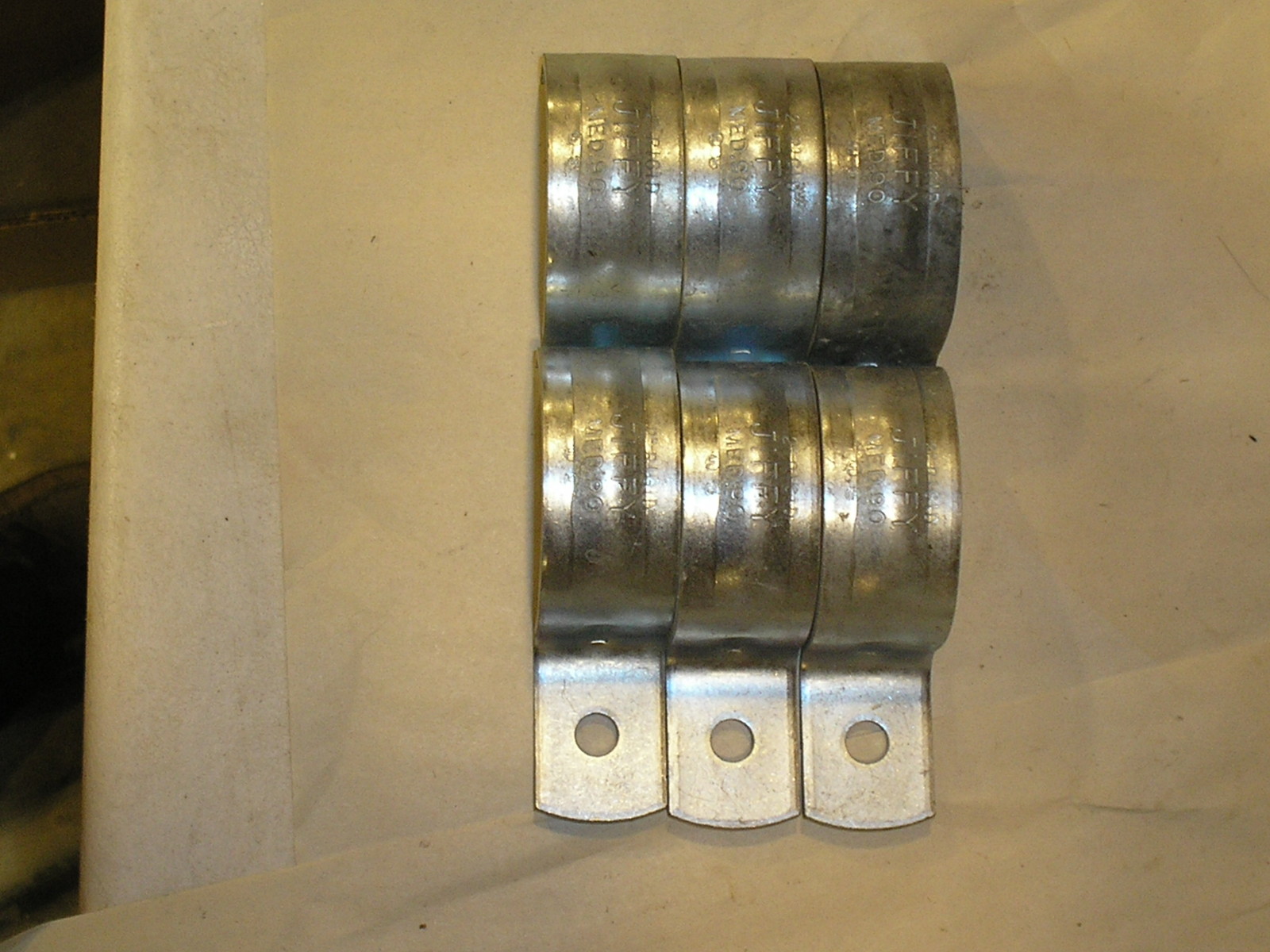 The Listing is for:(6) Heavy Duty 2 Inch One Hole Straps.
