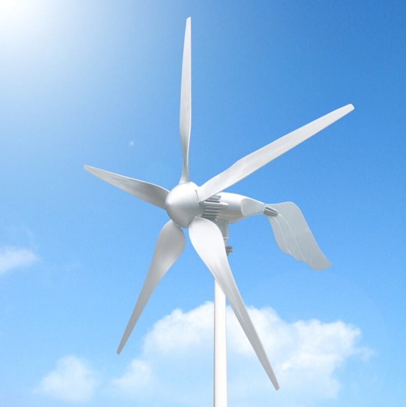 Hurricane HYE Pegasus HY-1500L/96V 1500W 96V Wind Turbine Kit, 5 Blades, Flange