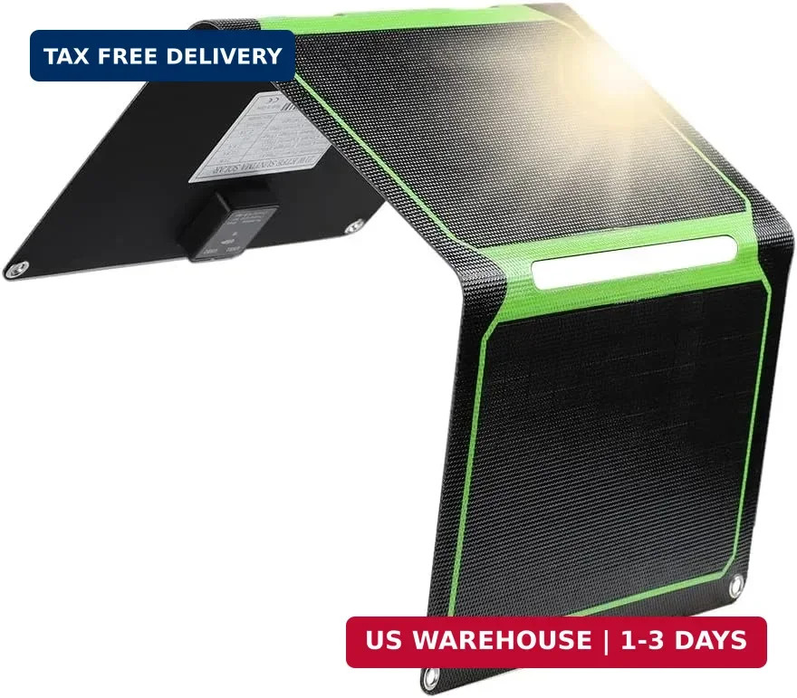 SUNYIMA Portable Solar Panels, 21W Monocrystalline Foldable Solar Panel Charger